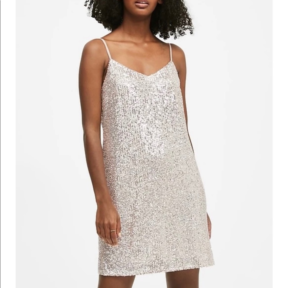 Banana Republic sleeveless sequin dress-Never worn